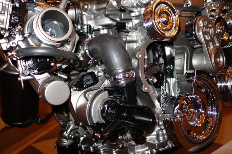 Illustration for article titled Here's a Close-Up Look at the 2019 Chevy Silverado's Four Cylinder Engine